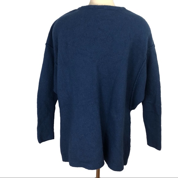 FREE PEOPLE Softly V Neck Oversized Sweater - Picture 5 of 6